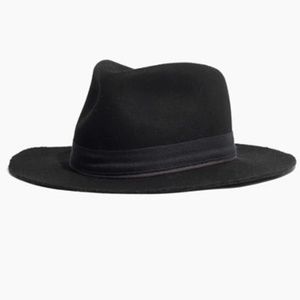Biltmore & Madewell Double-Ribbon Felt Fedora S/M